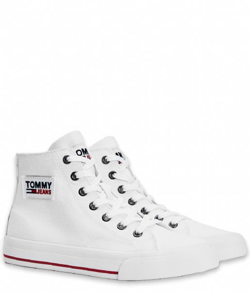 Tommy Hilfiger Sneaker Tommy Jeans Midcut V White (YBR)